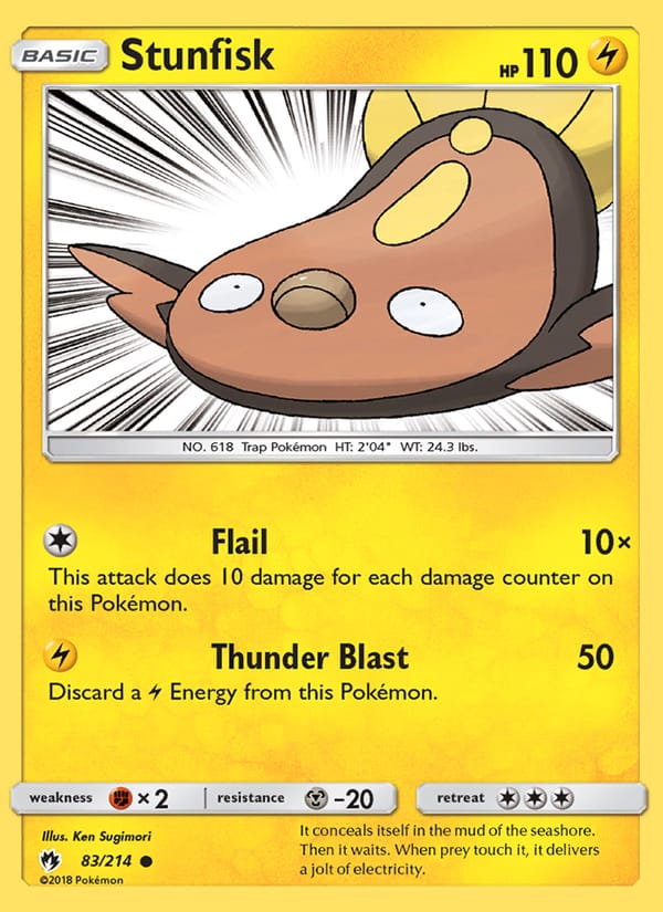 Stunfisk, SM - Lost Thunder · 83/214