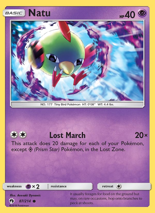 Natu, SM - Lost Thunder · 87/214