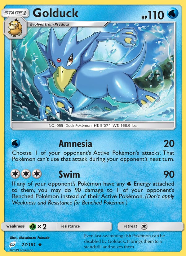 Golduck, SM - Team Up · 27/181