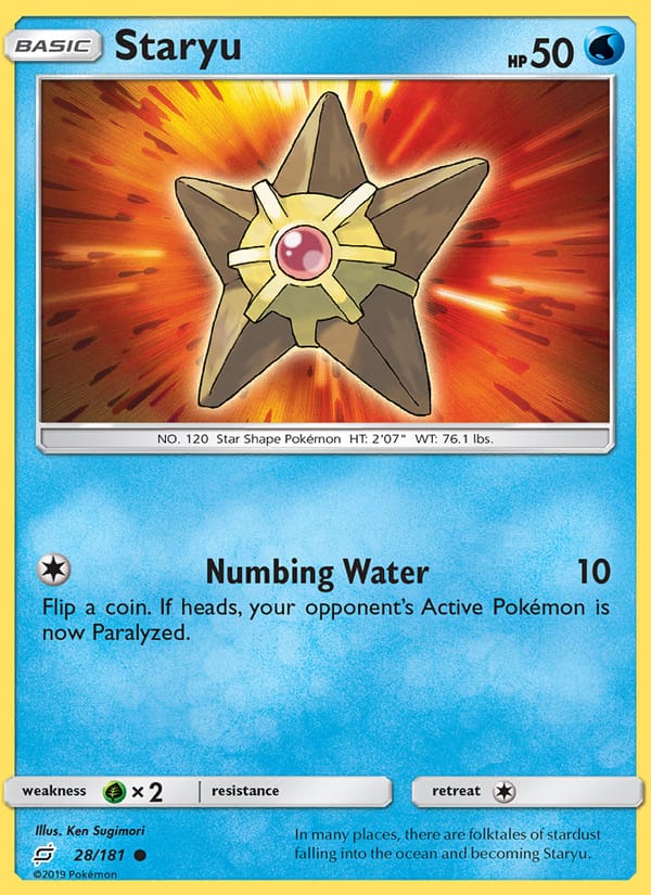 Staryu, SM - Team Up · 28/181