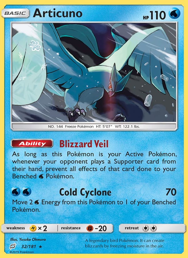 Articuno, SM - Team Up · 32/181