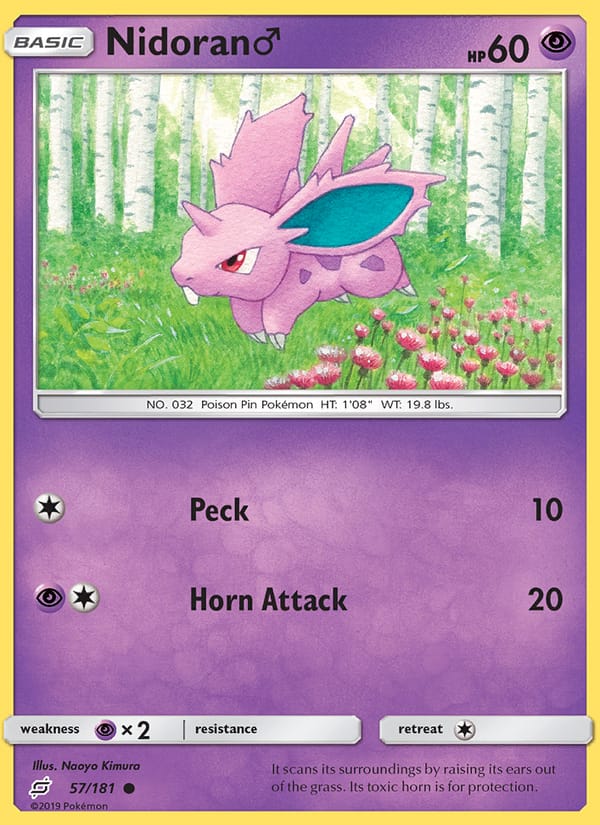Nidoran M, SM - Team Up · 57/181