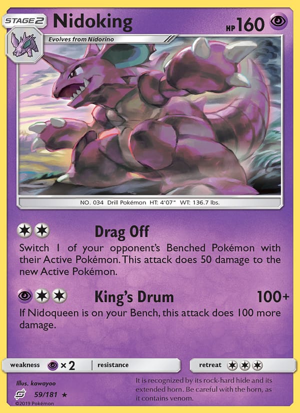 Nidoking, SM - Team Up · 59/181