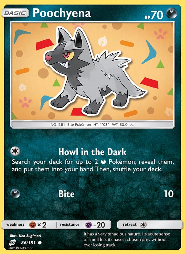 Poochyena, SM - Team Up · 86/181