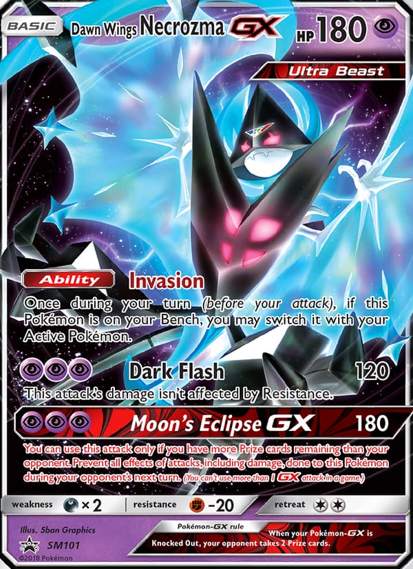 Dawn Wings Necrozma GX, SM Promos · SM101