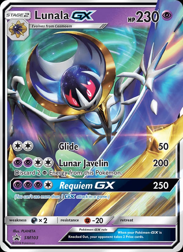 Lunala GX, SM Promos · SM103