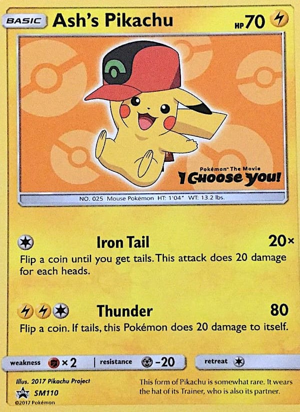 Ash's Pikachu, SM Promos · SM110