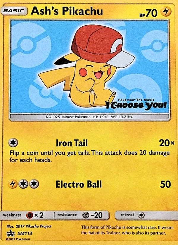 Ash's Pikachu, SM Promos · SM113