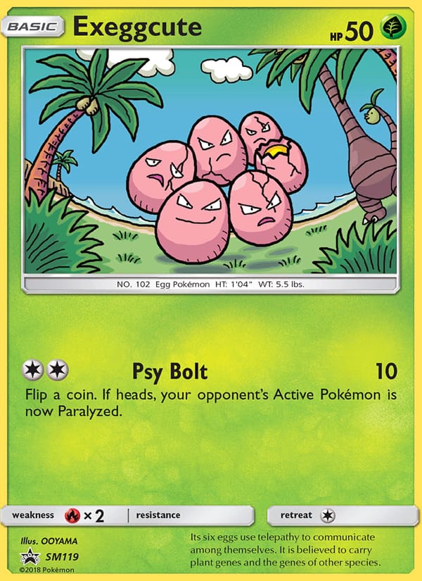 Exeggcute, SM Promos · SM119