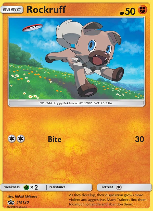 Rockruff, SM Promos · SM120