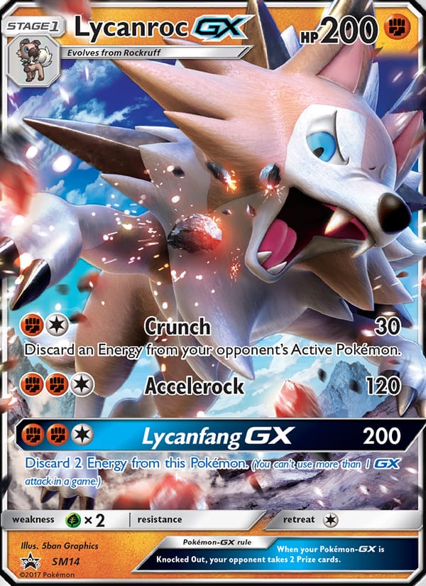 Lycanroc GX, SM Promos · SM14