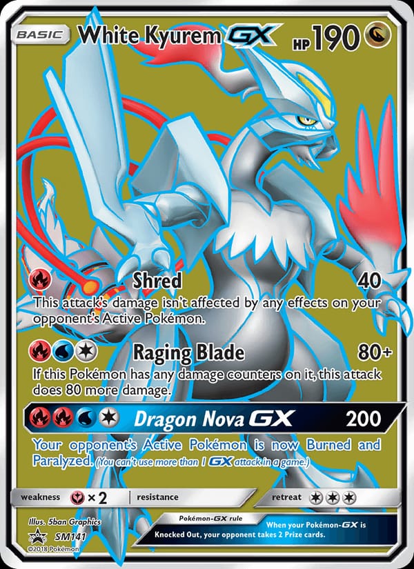 White Kyurem GX, SM Promos · SM141
