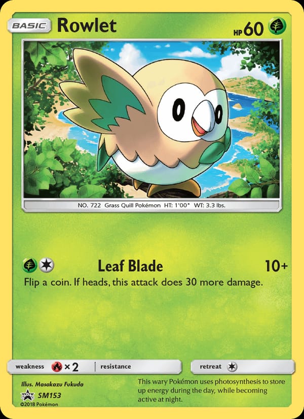 Rowlet, SM Promos · SM153