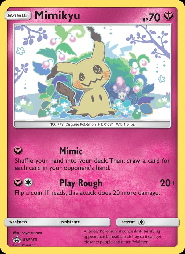 Mimikyu, SM Promos · SM163