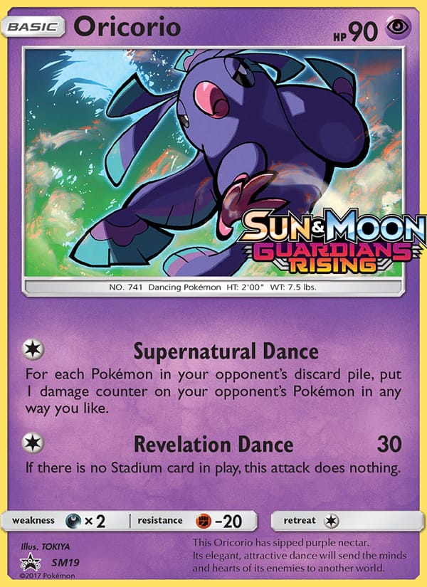 Oricorio, SM Promos · SM19