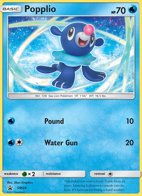 Popplio, SM Promos · SM24