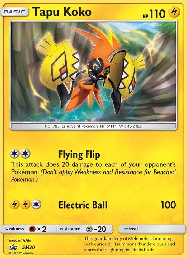 Tapu Koko, SM Promos · SM30