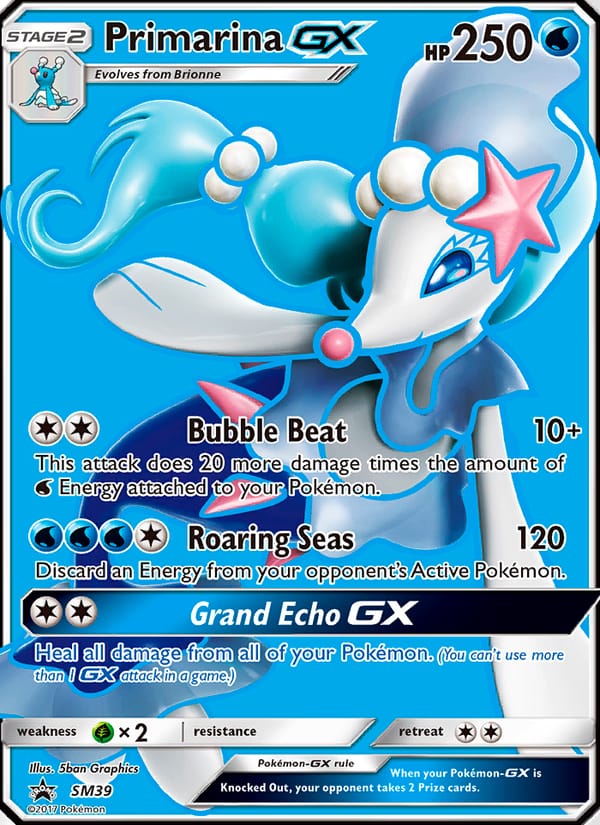 Primarina GX, SM Promos · SM39