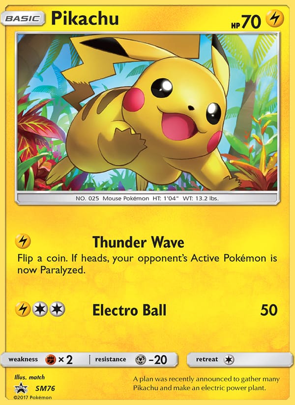 Pikachu, SM Promos · SM76
