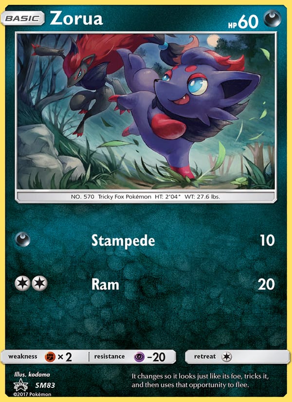 Zorua, SM Promos · SM83