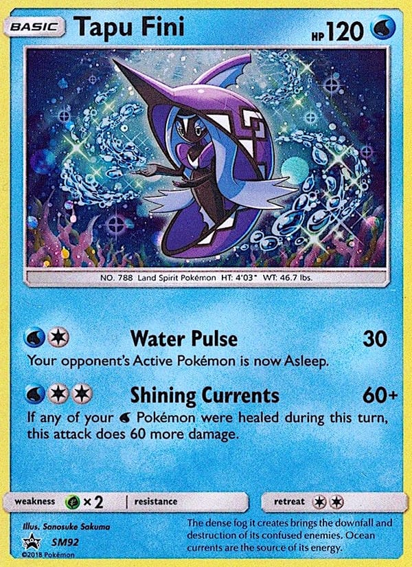 Tapu Fini, SM Promos · SM92