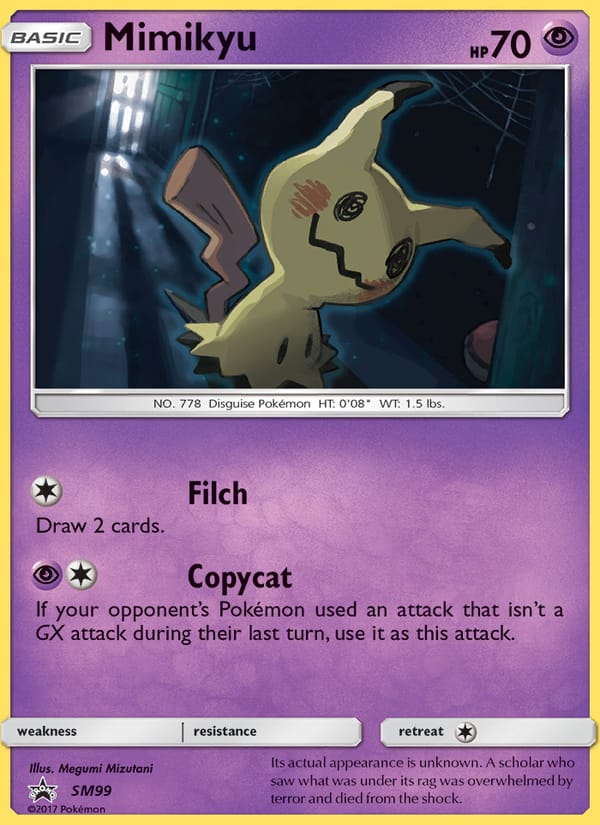 Mimikyu, SM Promos · SM99