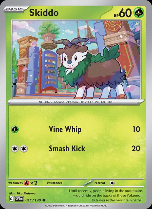 Skiddo, SV01: Scarlet & Violet Base Set · 011/198