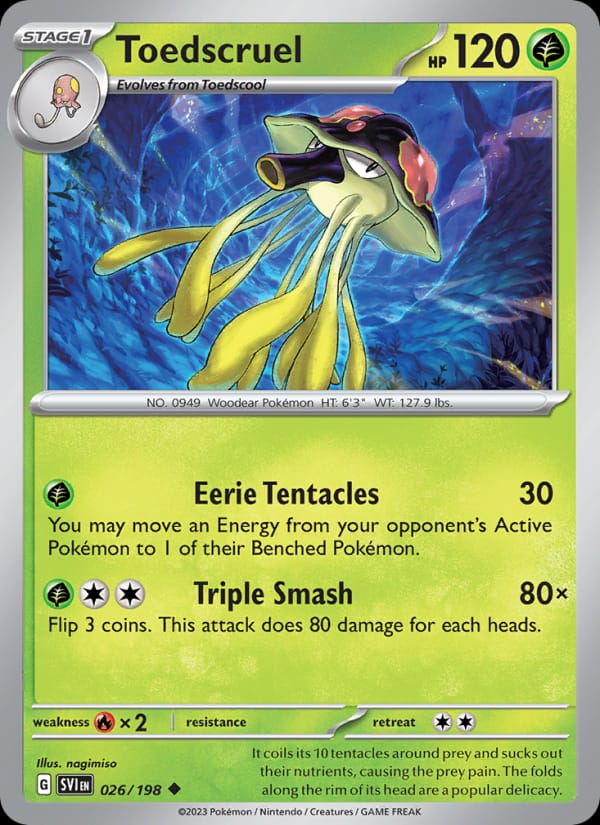 Toedscruel, SV01: Scarlet & Violet Base Set · 026/198