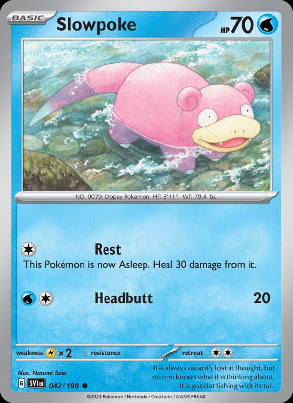 Slowpoke, SV01: Scarlet & Violet Base Set · 042/198