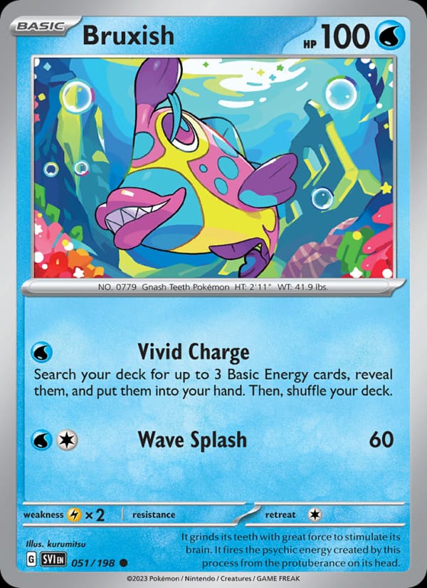 Bruxish, SV01: Scarlet & Violet Base Set · 051/198