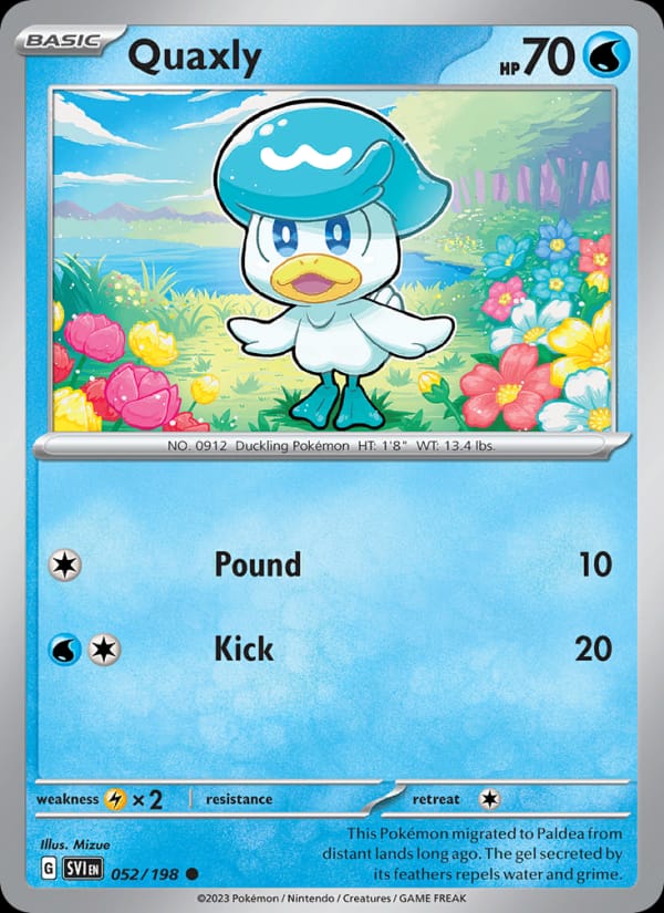 Quaxly, SV01: Scarlet & Violet Base Set · 052/198