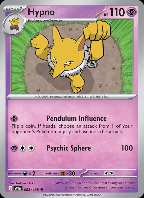Hypno, SV01: Scarlet & Violet Base Set · 083/198