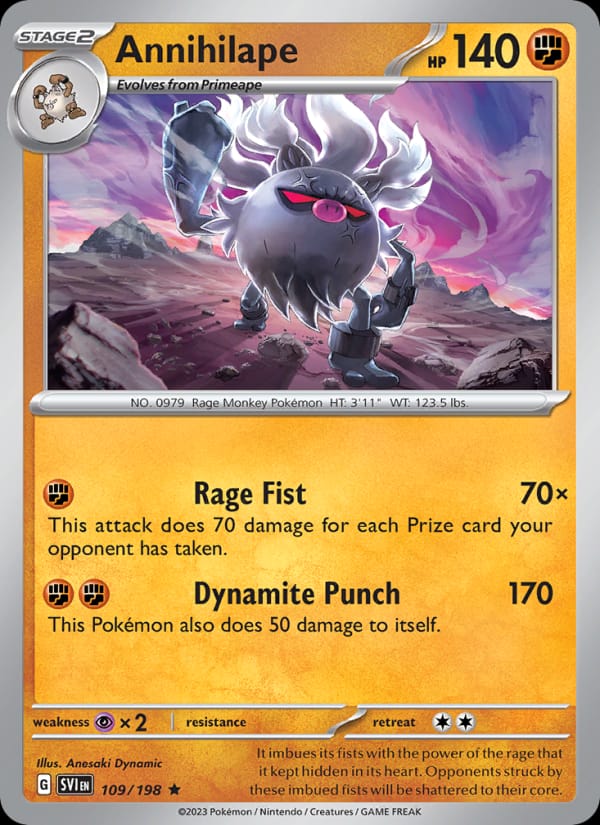 Annihilape, SV01: Scarlet & Violet Base Set · 109/198