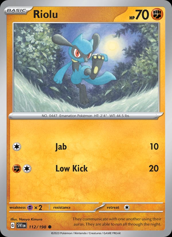Riolu, SV01: Scarlet & Violet Base Set · 112/198