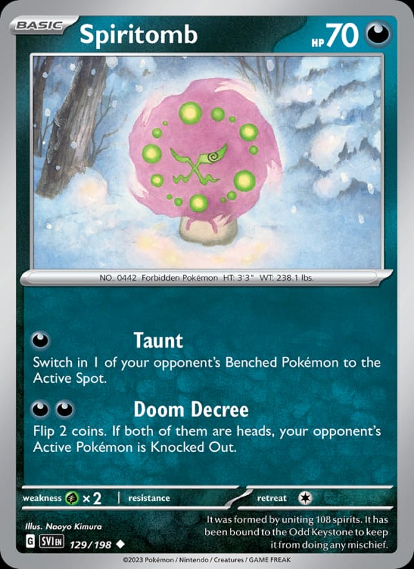 Spiritomb, SV01: Scarlet & Violet Base Set · 129/198