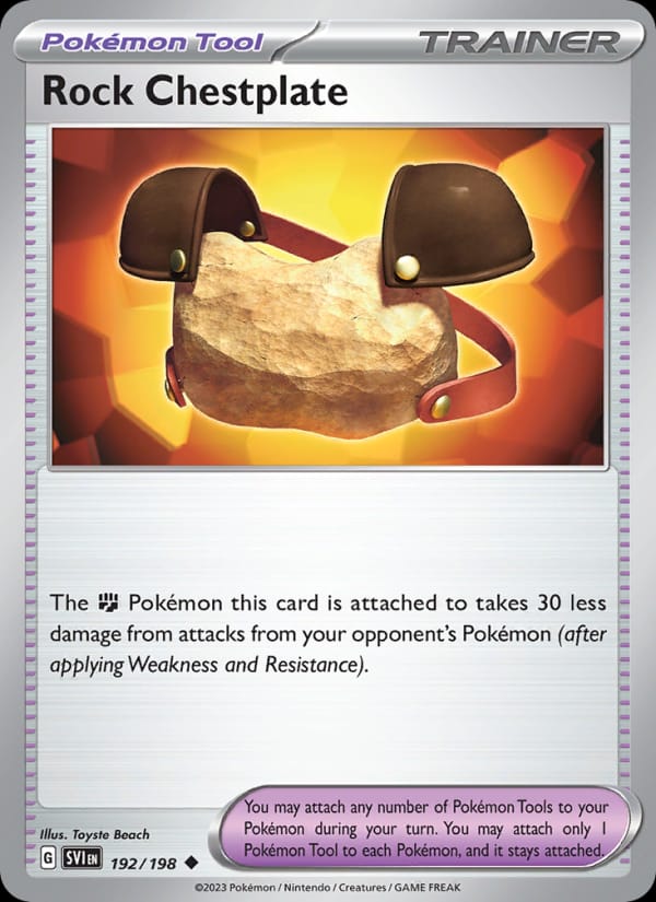 Rock Chestplate, SV01: Scarlet & Violet Base Set · 192/198
