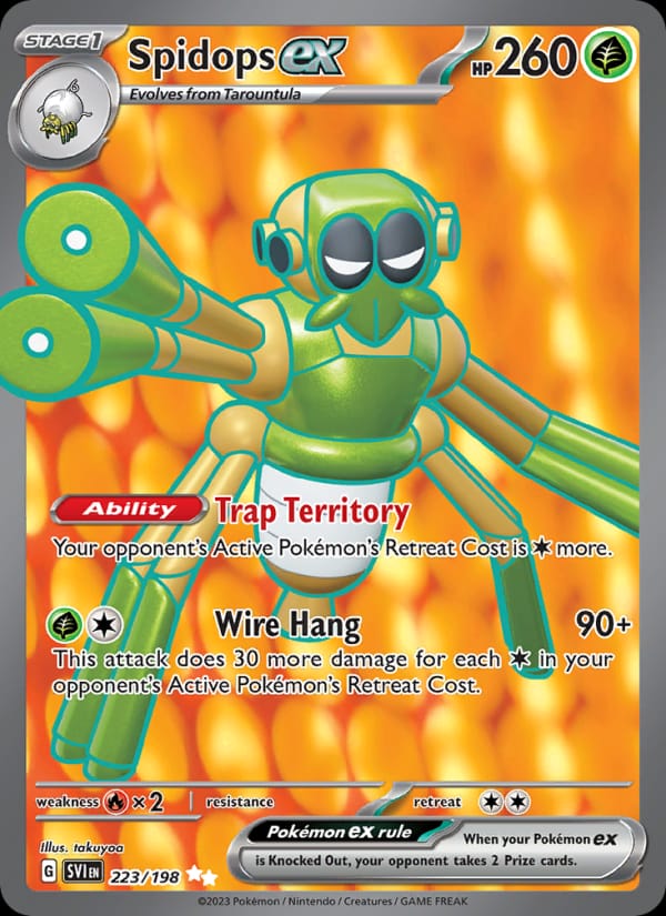 Spidops ex, SV01: Scarlet & Violet Base Set · 223/198