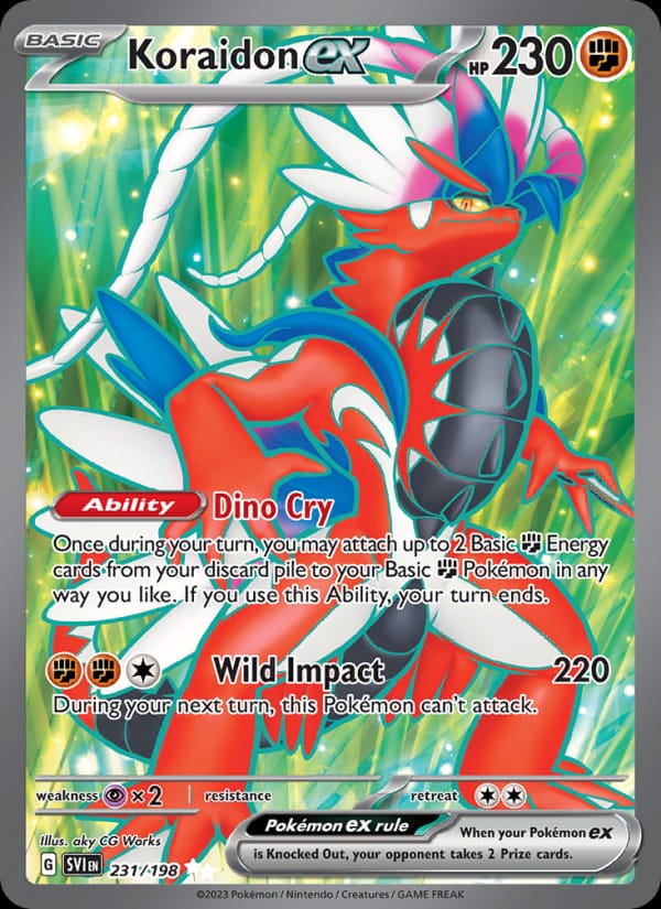 Koraidon ex, SV01: Scarlet & Violet Base Set · 231/198