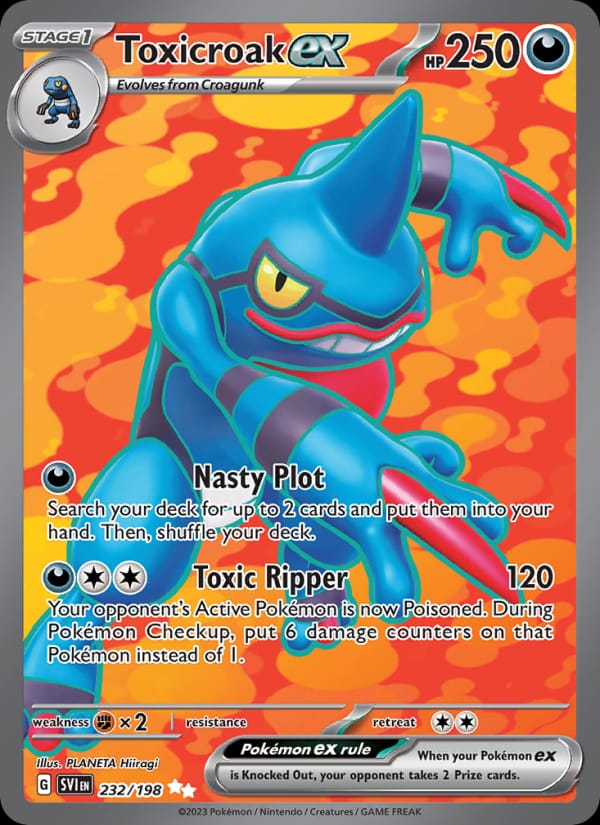Toxicroak ex, SV01: Scarlet & Violet Base Set · 232/198