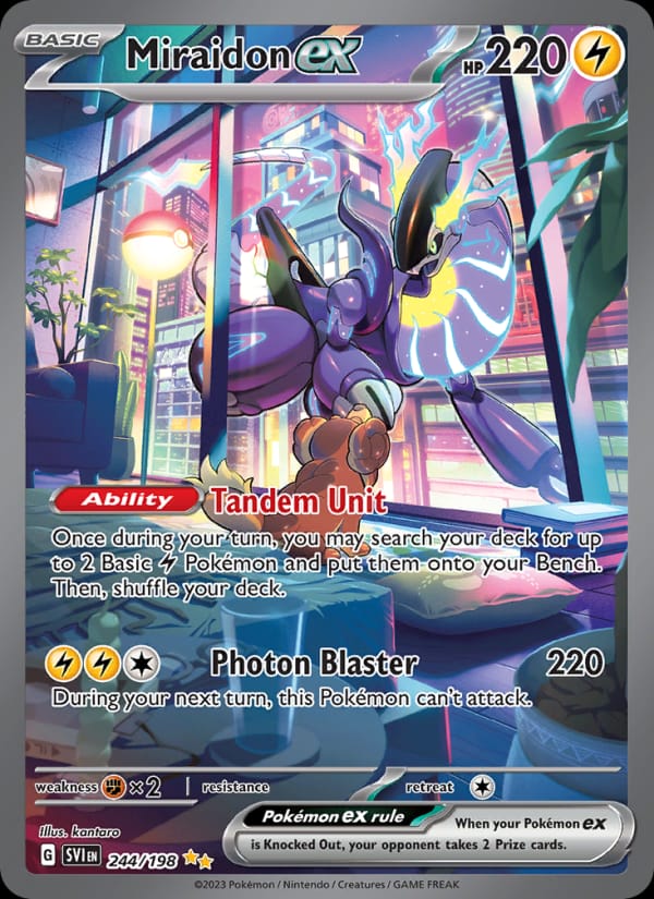 Miraidon ex, SV01: Scarlet & Violet Base Set · 244/198