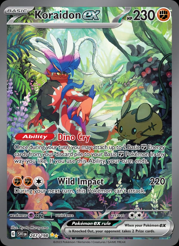 Koraidon ex, SV01: Scarlet & Violet Base Set · 247/198
