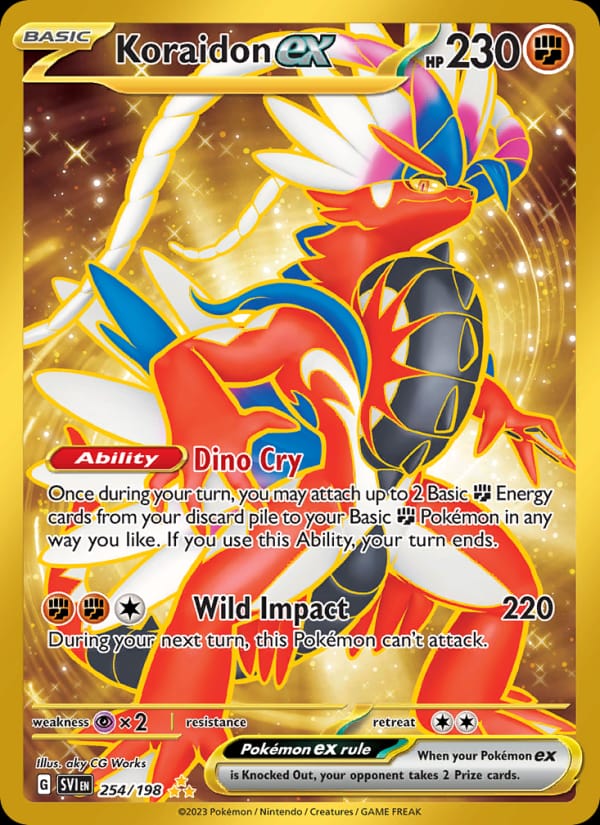 Koraidon ex, SV01: Scarlet & Violet Base Set · 254/198