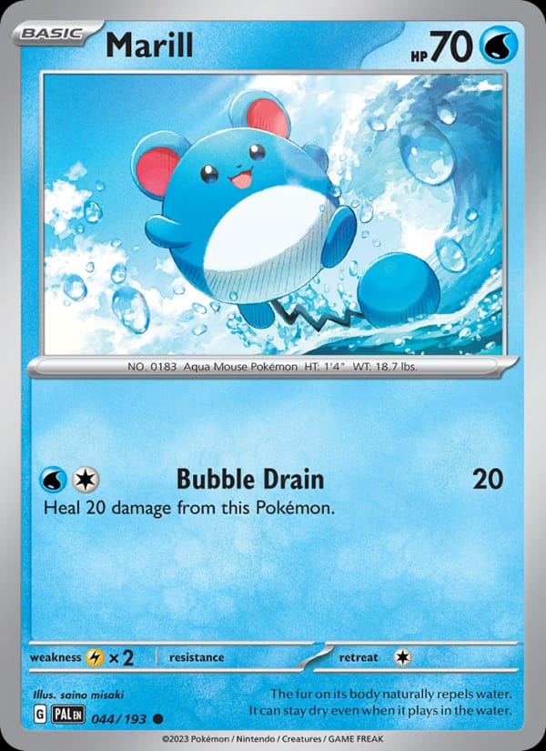 Marill, SV02: Paldea Evolved · 044/193