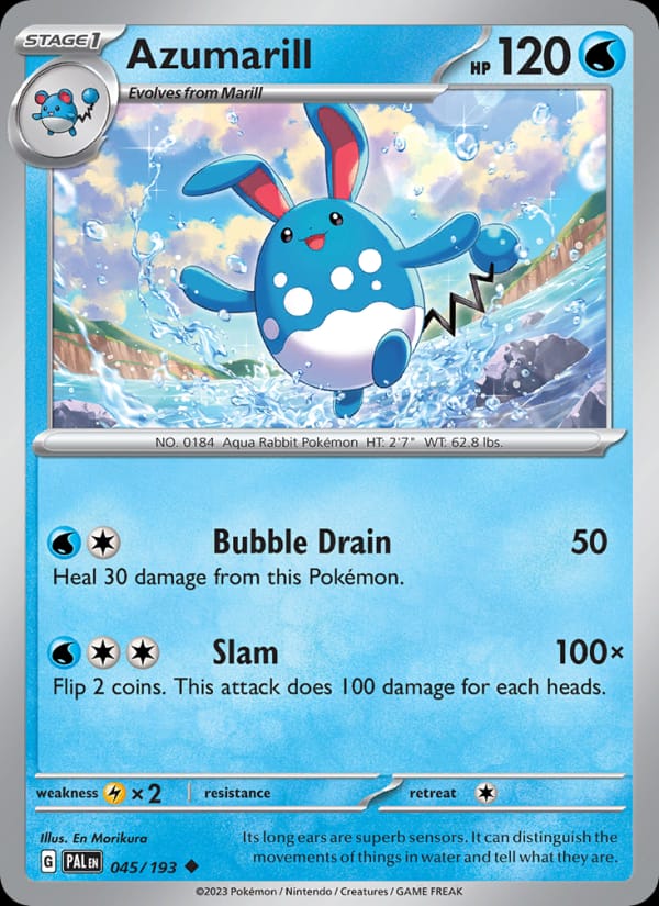 Azumarill, SV02: Paldea Evolved · 045/193