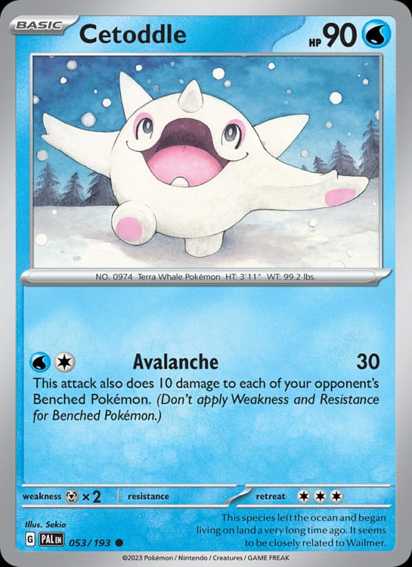 Cetoddle, SV02: Paldea Evolved · 053/193
