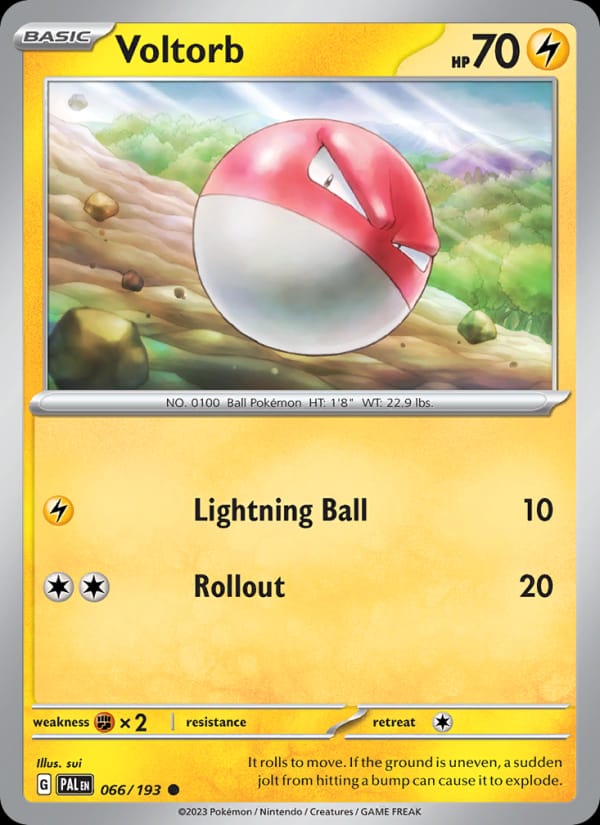 Voltorb, SV02: Paldea Evolved · 066/193