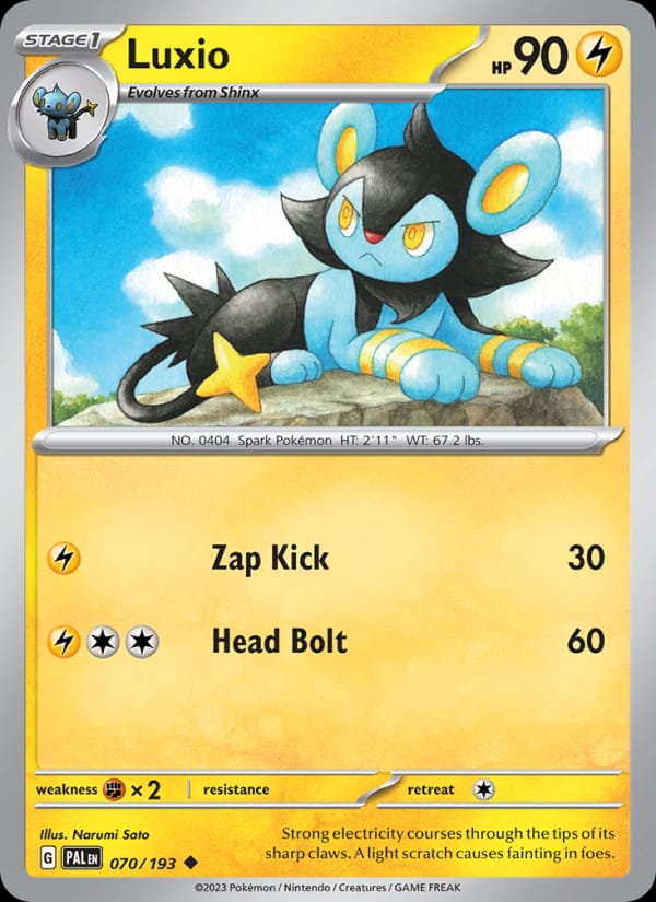 Luxio, SV02: Paldea Evolved · 070/193