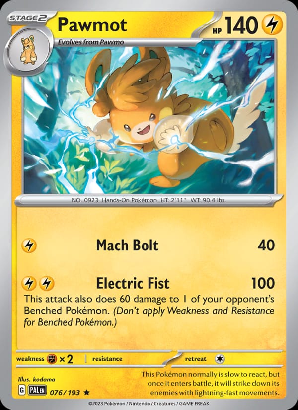 Pawmot, SV02: Paldea Evolved · 076/193