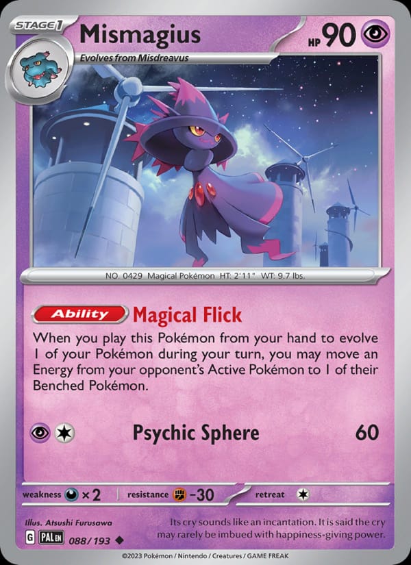 Mismagius, SV02: Paldea Evolved · 088/193