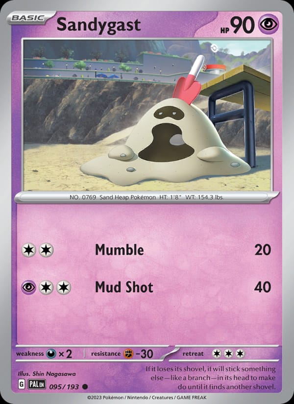 Sandygast, SV02: Paldea Evolved · 095/193